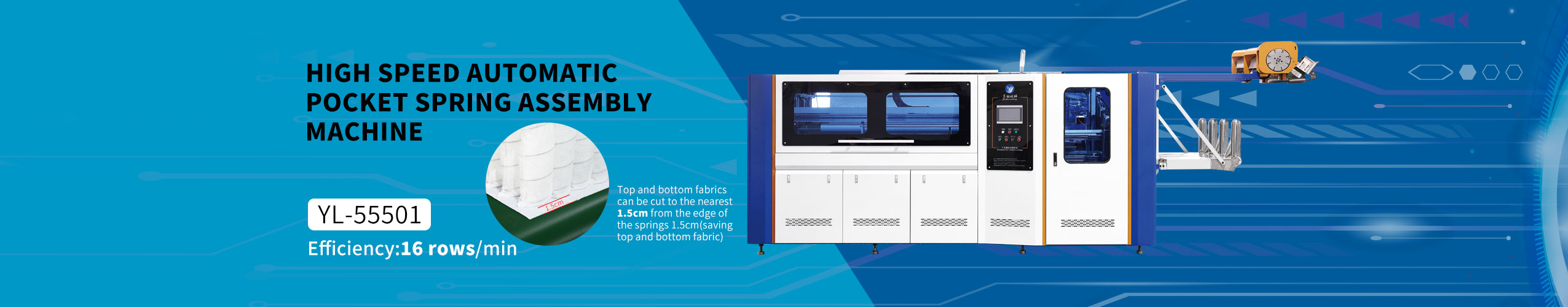 Yüksek hızlı otomatik cep yay montaj makinesi